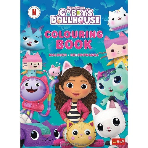 Przejdź do produktu Koci domek Gabi. Kolorowanka. Malbuch