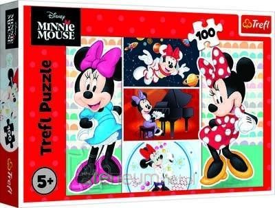 Przejdź do produktu Puzzle 100-el.Zabawna Minnie 16517, Trefl