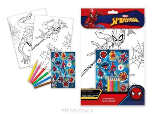 Przejdź do produktu Zestaw do kolorowania z naklejkami Spiderman, Kids