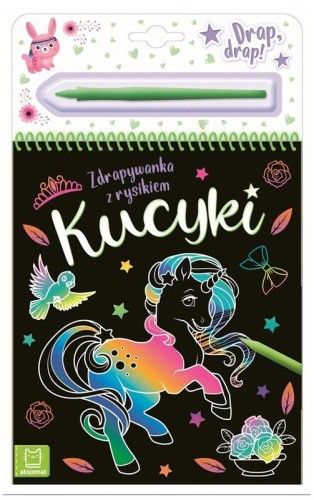 Przejdź do produktu Książka Kucyki. Zdrapywanka z rysikiem.
