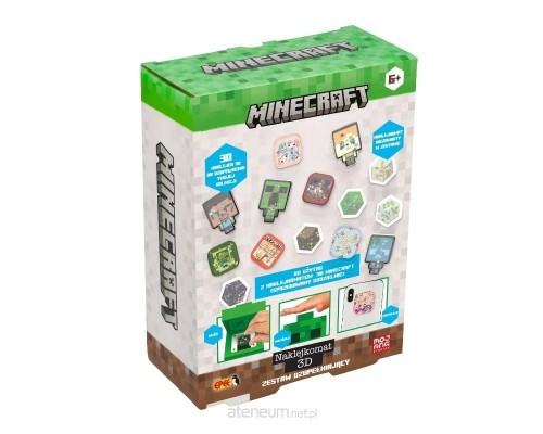 Przejdź do produktu Naklejkomat 3D Minecraft zestaw uzupełniający