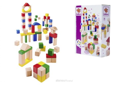 Przejdź do produktu EH drewniane klocki 75elem/box 21254