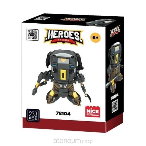 Przejdź do produktu NICE KLOCKI HEROS! HUNTER 200 ELEMENTÓW. 6+