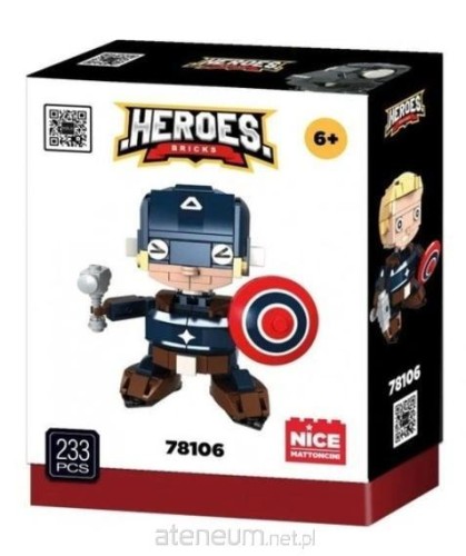 Przejdź do produktu NICE KLOCKI HEROS! BLUE SOLDIER 228 ELEMENTÓW. 6+