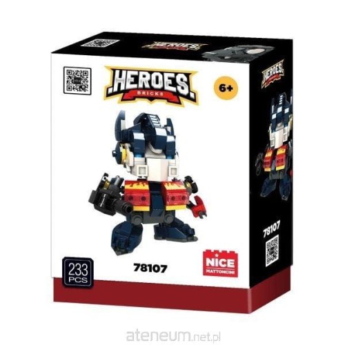 Przejdź do produktu NICE KLOCKI HEROS! BLUE TRUCK SOLDIER 210 ELEMENTÓW. 6+