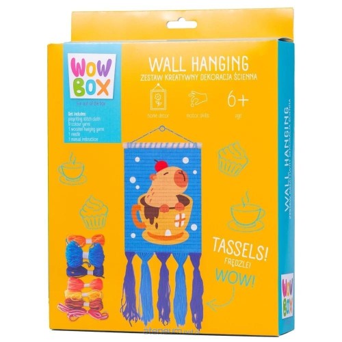 Przejdź do produktu WOW BOX_ZEST_MAKRAMA KAPIBARA W FILIŻANCE
