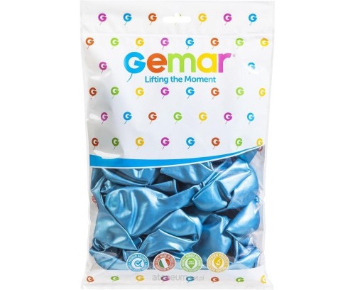 Przejdź do produktu Balony GB120 shiny 13 cali - niebieskie/ 50 szt.