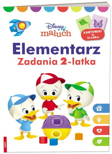 Przejdź do produktu Książka dla dzieci Disney maluch. Elementarz. Zada