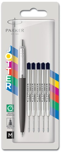 Przejdź do produktu Długopis Jotter Originals czarny + 5 wkładów czarnych, Parker