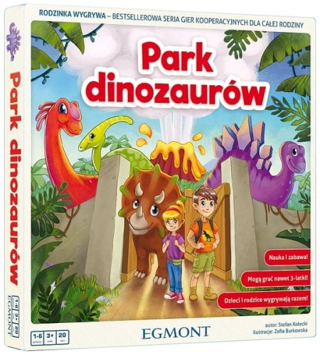 Przejdź do produktu Rodzinka wygrywa Park Dinozaurów gra EGMONT