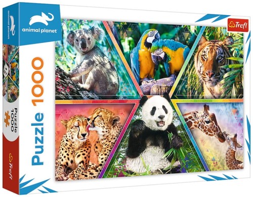 Przejdź do produktu Puzzle 1000el Królestwo zwierząt 10672 TREFL