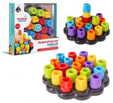 Przejdź do produktu Genialny dzieciak Geometryczne kubeczki 116969