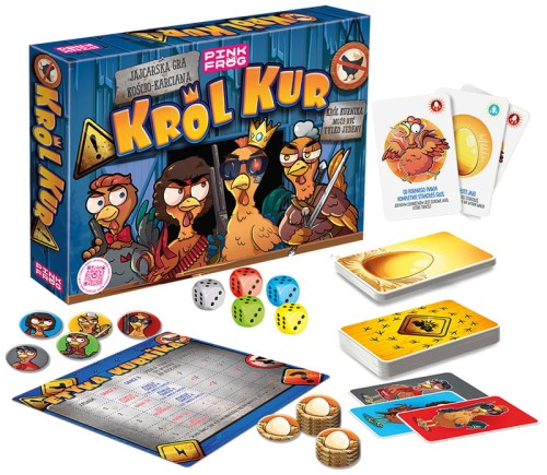 Przejdź do produktu Gra taktyczna Pink Frog-Król Kur ALEXANDER