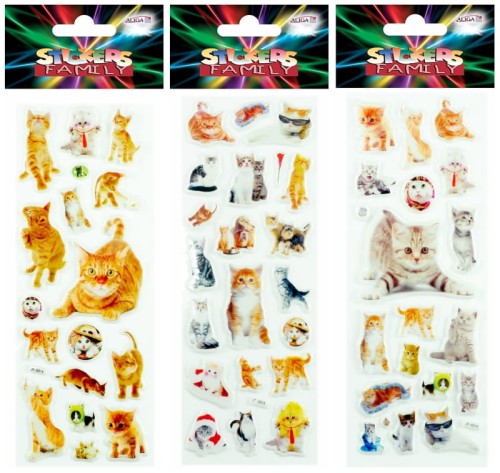 Przejdź do produktu Naklejka Koty 7 x 17 cm NK-5336, Aliga