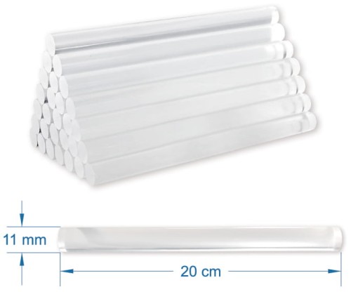 Przejdź do produktu Klej do pistoletu 11mm x 20cm 1kg A54, Pastello
