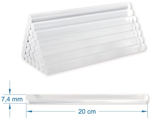 Przejdź do produktu Klej do pistoletu 7mm x 20cm 1kg a120, Pastello