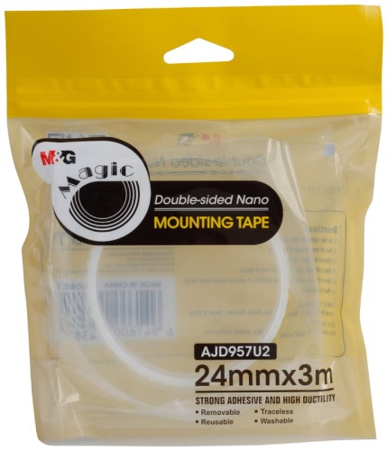 Przejdź do produktu Taśma klejąca, dwustronna Nano Tape żelowa 24mm x 3m, MG