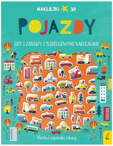 Przejdź do produktu Książeczka Wypukłe naklejki. Pojazdy