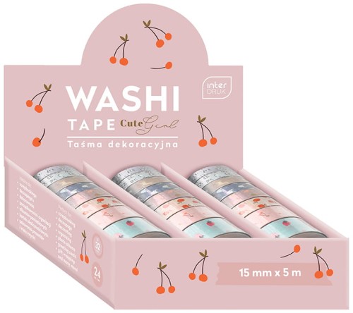 Przejdź do produktu Taśma dekoracyjna Cute Girl, Interdruk