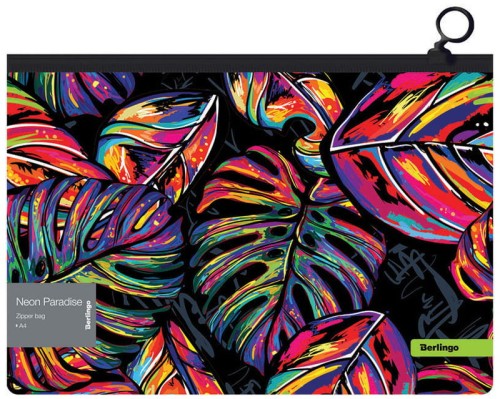 Przejdź do produktu Koperta z suwakiem Neon Paradise A4, motyw natural., 180 mikr.,, Berlingo