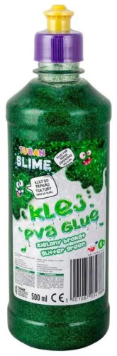Przejdź do produktu Klej brokatowy PVA 500ml zielony, Tuban