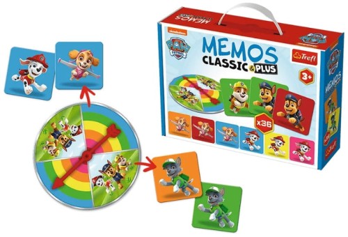 Przejdź do produktu Gra edukacyjna dla dzieci Memos Classic & plus Psi