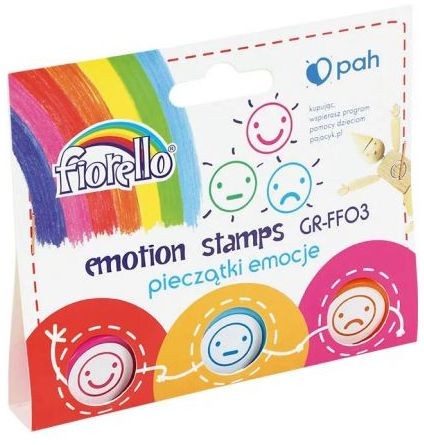 Przejdź do produktu Pieczątki emocje FIORELLO 3 szt. GR-FF03