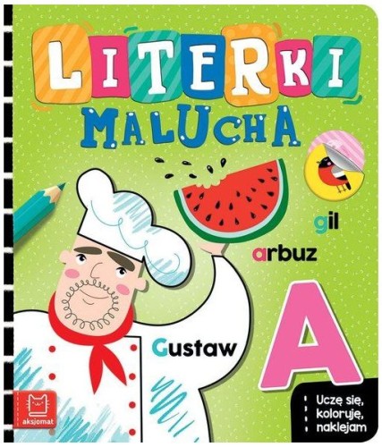 Przejdź do produktu Książeczka Literki malucha. Uczę się, koloruję, na