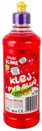 Przejdź do produktu Klej PVA 500ml czerwony o zapachu truskawki, Tuban