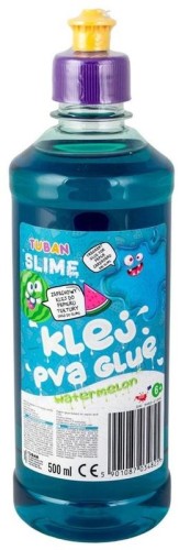 Przejdź do produktu Klej PVA 500ml turkusowy o zapachu arbuza, Tuban