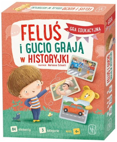 Przejdź do produktu Gra edukacyjna, Feluś i Gucia graj a w historyjki. Nasza Księgarnia