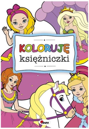 Przejdź do produktu Książeczka Koloruję Księżniczki AWM