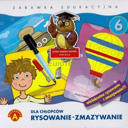 Przejdź do produktu Dla chłopców rysowanie-zmazywanie 6  ALEXANDER p8