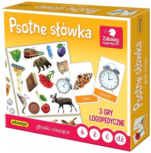 Przejdź do produktu Gra psotne słówka -głoski ciszące, Adamigo