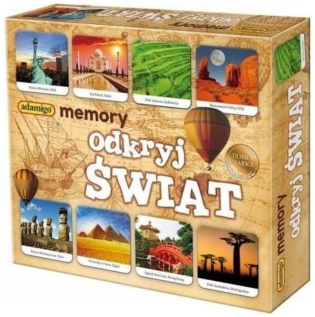 Przejdź do produktu Memory Odkryj świat gra pamięciowa ADAMIGO