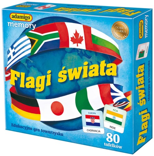 Przejdź do produktu Gra Memory ""Flagi"