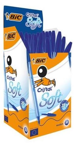 Przejdź do produktu BIC DŁUGOPIS CRISTAL SOFT NIEBIESKI