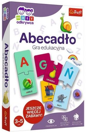 Przejdź do produktu Abecadło mały odkrywca gra edukacyjna 01945 Trefl