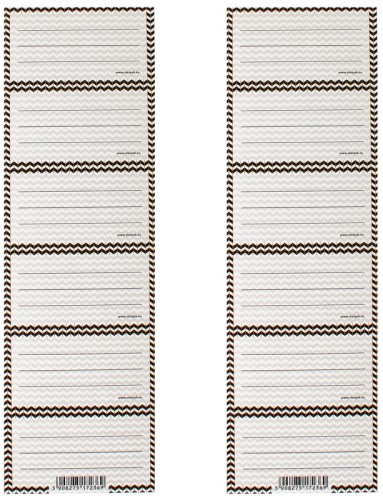 Przejdź do produktu NAKLEJ NA ZESZYT RAMKA B W1 STK PB A 25  2500
