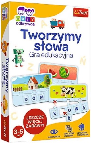 Przejdź do produktu Gra Tworzymy słowa mały odkrywca 01950