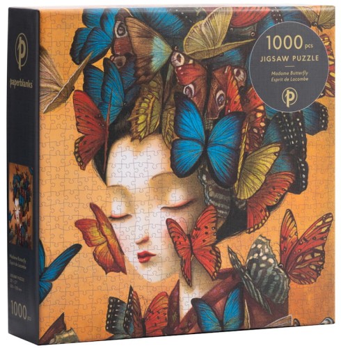 Przejdź do produktu Puzzle Esprit de Lacombe, Madame Butterfly 1000 el. 50 x 70 cm, Paperblanks