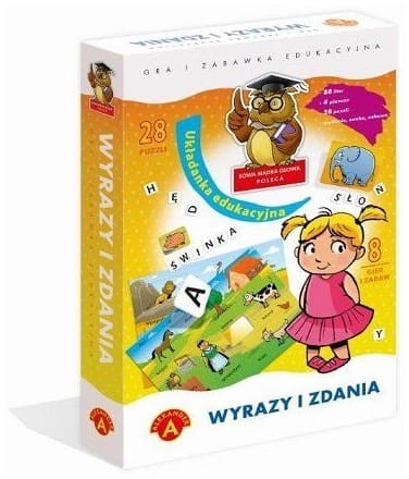 Przejdź do produktu Gra Wyrazy i zdania - układanka edukacyjna 1319, Alexander