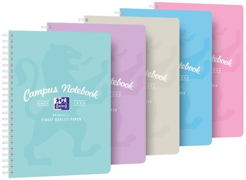 Przejdź do produktu Kołonotes B5+ 80k. kratka Campus Pastel 400160107, Oxford
