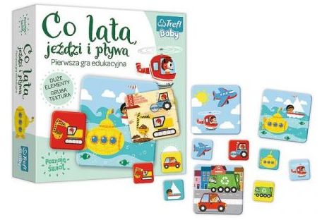 Przejdź do produktu Co lata, jeździ i pływa pierwsza gra edukacyjna du