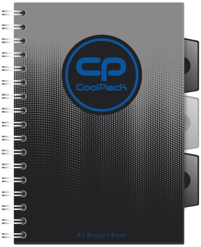 Przejdź do produktu Kołozeszyt A5 100k Gradient grey 03012 CoolPack