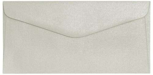 Przejdź do produktu Koperta DL Pearl jasnosrebrny K., 150g/m2, op. 10szt., Galeria Papieru