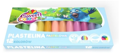 Przejdź do produktu KP PLASTELINA PASTELOWA 12 KOLORÓW