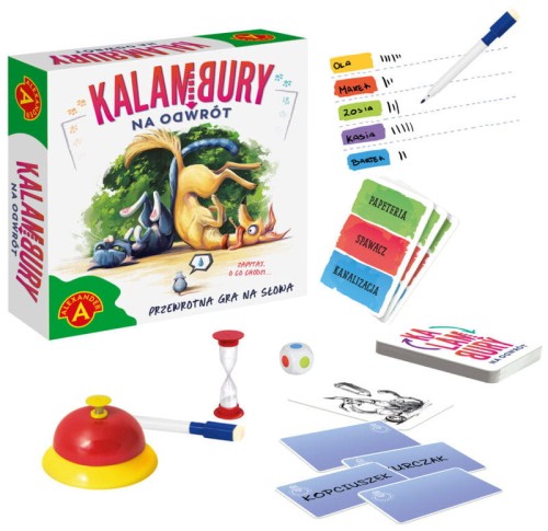 Przejdź do produktu Kalambury na odwrót-wersja familijna 2518 gra ALEX