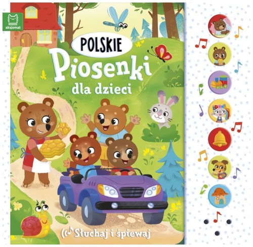Przejdź do produktu Książka Polskie piosenki dla dzieci. Słuchaj i śpi