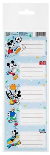 Przejdź do produktu NAKLEJKI NA ZESZYTY pasek / MICKEY
